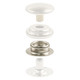 15mm Silver Press Stud Male Studs - Large (Pack of 1)
